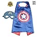 4 PACK Satin Superhero CAPE & MASK SETS - Boys, Girls, Children