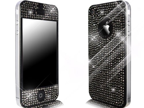 iPhone 4S / 4 Novoskins Black Crystal Chic Skin