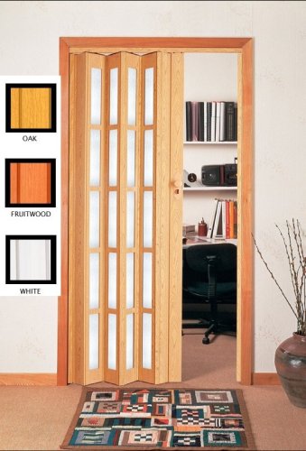 AJ Boyd WDFG3680WHI Boyd Full Glass Folding Door 80'' x 36'' - White
