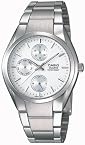Casio Men's MTP1191A-7A White Silvertone Analog Bracelet Watch