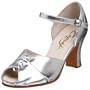 Capezio Women's Cabaret Open-Toe Sandal ,Silver,10.5 W US