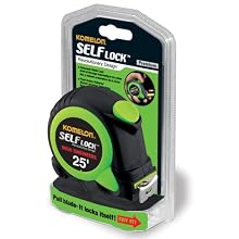 Komelon SL2825 Self Lock 25-Foot Inch/Engineer Scale Power Tape