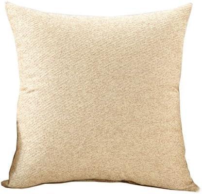 Poeme Decor Pillow Cover Throw Pillow Case Sofa Cushion Cover 18inch Plain Coffee