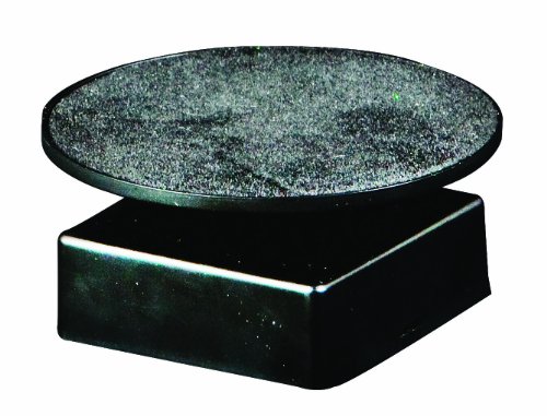 Roman Lights Battery-Operated Rotating Display, Black