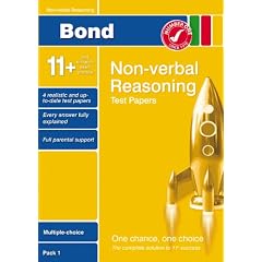 Bond 11+ Test Papers Non-Verbal Reasoning Multiple Choice Pack 1 (Bond Assessment Papers)