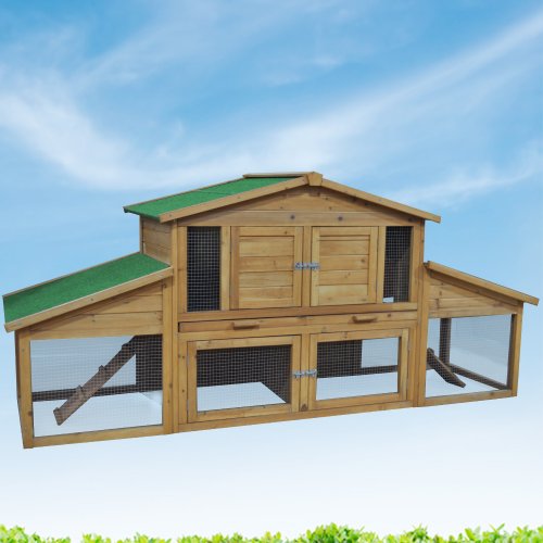 Cheapest Wooden Rabbit Hutch Animal Cage XXL New enhanced model n°3