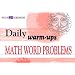 Daily Warm-ups For Math Word Problems (Daily Warm-Ups Math Series Ser)