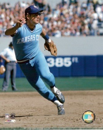 George Brett Kansas City Royals Fielding 8x10 Color Photo
