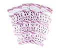 Bundle Monster 3D Nail Art Stickers Decals - 15 Packs - Floral Flowers Design Set #08