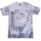  : BATMAN GOTHAM licensed Silver Mens T-Shirt