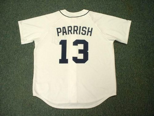 LANCE PARRISH Detroit Tigers Majestic Athletic Home Baseball Jersey, 2XL