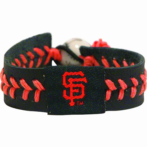MLB San Francisco Giants Team Color Baseball Bracelet