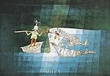 Sinbad The Sailor by Paul Klee. Art Print Poster 22 inches width by 17 inches height. Highest Quality Art Poster Print