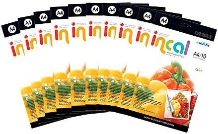 10 Incal/ Waterslide decal paper for Laser White pack 8.5X11in★Made in Korea (100sheets in 10packs)
