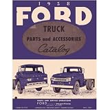 1958 FORD TRUCK Parts Book List Guide Catalog Manual by Ford