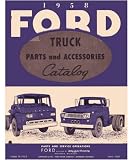 1958 FORD TRUCK Parts Book List Guide Catalog Manual