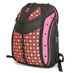 Women's Pink Polka Dot Express Laptop Backpack