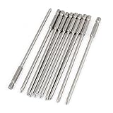 uxcell プラスドライバービット　　磁気チップ　　4.5mmx6mmx150mm PH2　10個入り