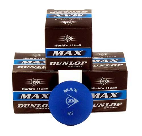 Dunlop Sports Max Squash Ball, Individual Ball