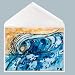 Greeting Card Wave Art titled "Dove Tail" by Tamara Kapan
