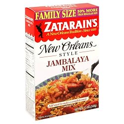 Zatarain's Family Size New Orleans Style Mixes, Jambalaya Mix, 12-Ounce Boxes (Pack of 12)