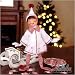Kitchen & Housewares : Annalee 14-Inch White Candycane Elf