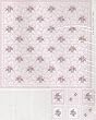 1:12 Miniature Pink Basket Quilt Kit by Lindee's Little Linens