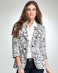 Abigail 3/4 Sleeve Print Jacket