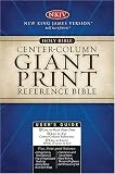 Giant Print Center-Column Reference Bible