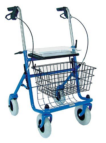 Duro-Med Traditional Steel Rollator, Blue Duro-Med Traditional Steel Rollator, Blue