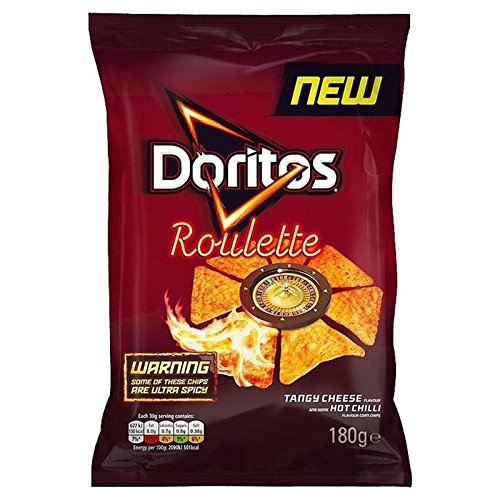 Doritos Roulette Würzigen Käse & Hot Chili 180G - Packung mit 6