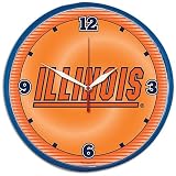 Illinois WinCraft NCAA Round Clock