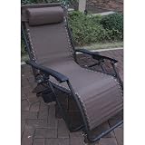 Phat Tommy Extra Wide Zero Gravity Lounge Chair Color: Jacquard Crisscross