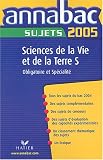 Sciences de la vie et de la terre S : Sujets