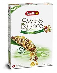 Familia 100% Natural Swiss Muesli Cereal, 21-Ounce Boxes (Pack of 6)