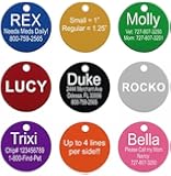 Round Pet ID Tags | 8 Colors Available | Dog Cat Aluminum