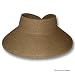 San Diego Hat Company UPF 50+ Roll Up Wide Brim Sun Visor Hat - Ultra Braid