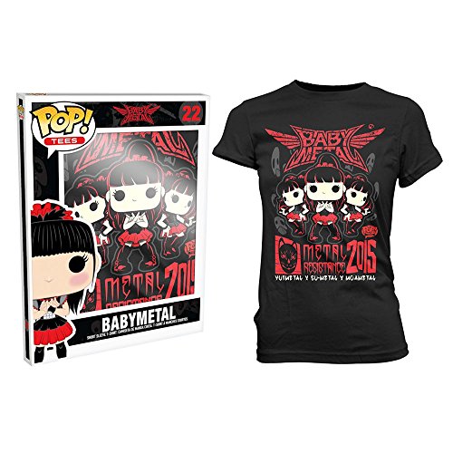 BABYMETAL - ROCK POSTER限定モデル/ T-シャツ/ レディース 【公式 / オフィシャル】