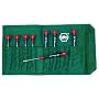 Wiha 26093 8 Piece PicoFinish Slotted Screwdriver Set with Precision Handle