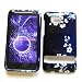 HTC Thunderbolt 4G / Incredible HD (Verizon) Snap On Protector Hard Case "Midnight Flowers" Design