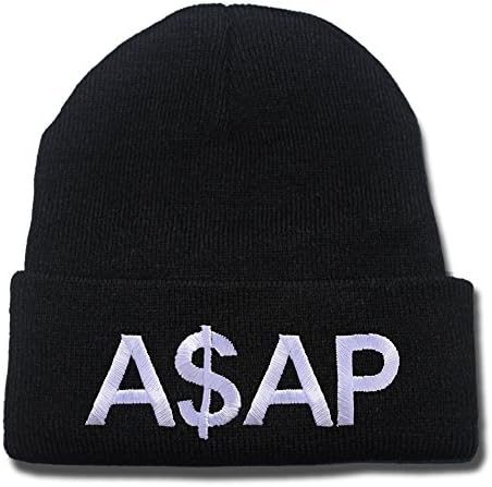 HAISHEN ASAP Mob Rocky Logo Beanie Fashion Unisex Embroidery Beanies Skullies Knitted Hats Skull Caps
