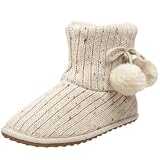 Rocket Dog Womens Snowflake Cable Knit Slipper