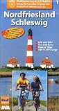 Radtourenkarten 1:150000 (ADFC): ADFC Radtourenkarten, Nordfriesland, Schleswig: Nr 1