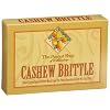 The Peanut Shop of Williamsburg Cashew Brittle, 6-Ounce Boxes (Pack of 4)