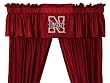 NCAA Nebraska Huskers - 5pc Jersey Drapes Curtains and Valance Set