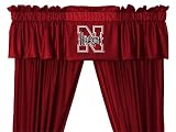 NCAA Nebraska Huskers - 5pc Jersey Drapes Curtains and Valance Set
