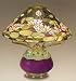 Tiffany Candelabra With Plum Glass