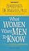 Books : What Women Want Men to Know