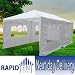 RAPIDTENT 3M x 6M WHITE GAZEBO 100% WATERPROOF PARTY TENT MARQUEE OUTDOOR CANOPY