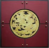 8 Horse Jade Carving Frame